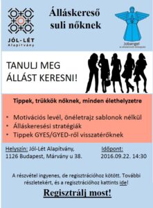Álláskereső suli – 2016. szeptember 22.